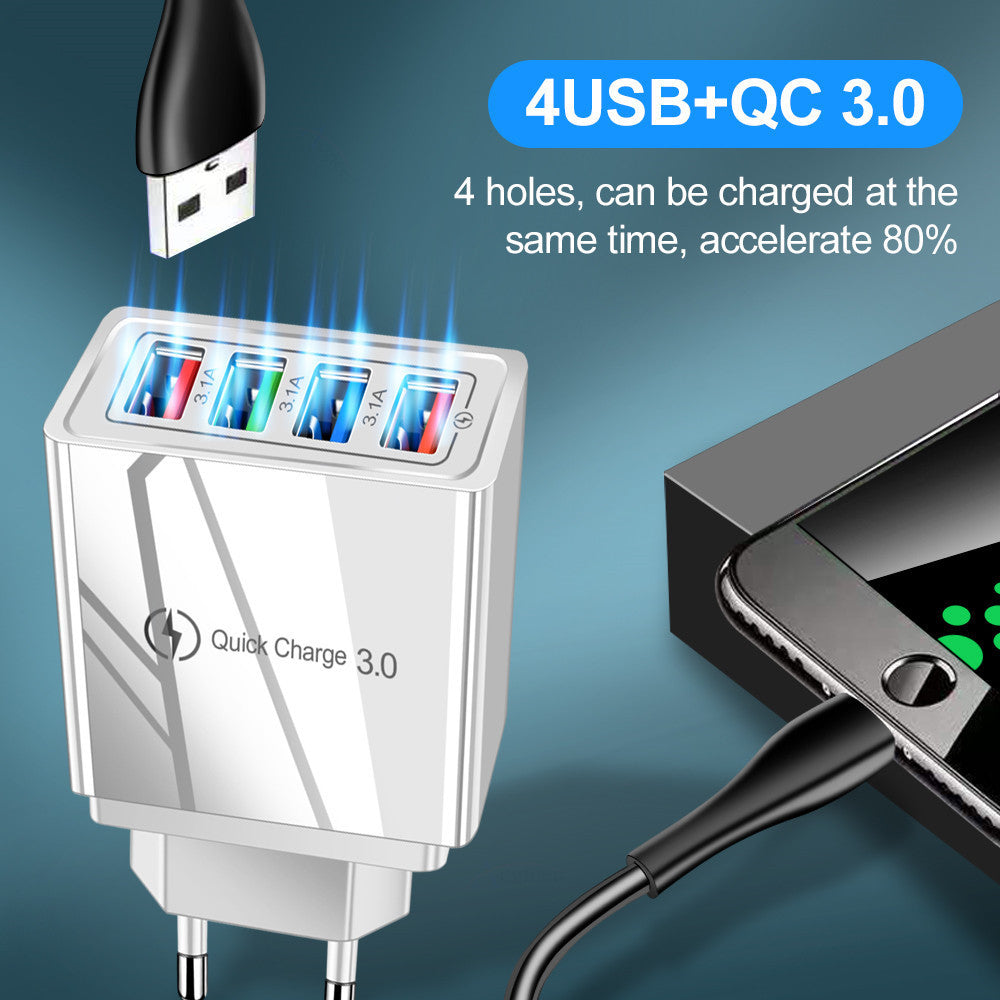 Luminous Color Mobile Phone Charging Head Intelligent 3A Luminous Color Mobile Phone Charging Head Intelligent 3A